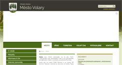 Desktop Screenshot of mestovolary.cz